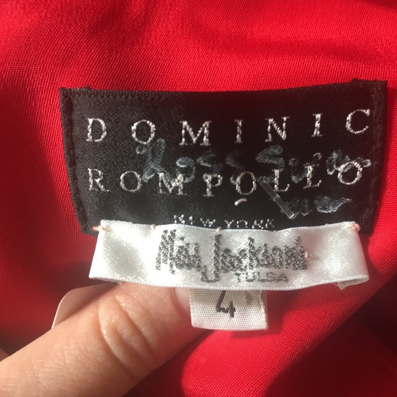 Vintage | rare designer dress by Dominic Rompollo - Picture 3 of 8